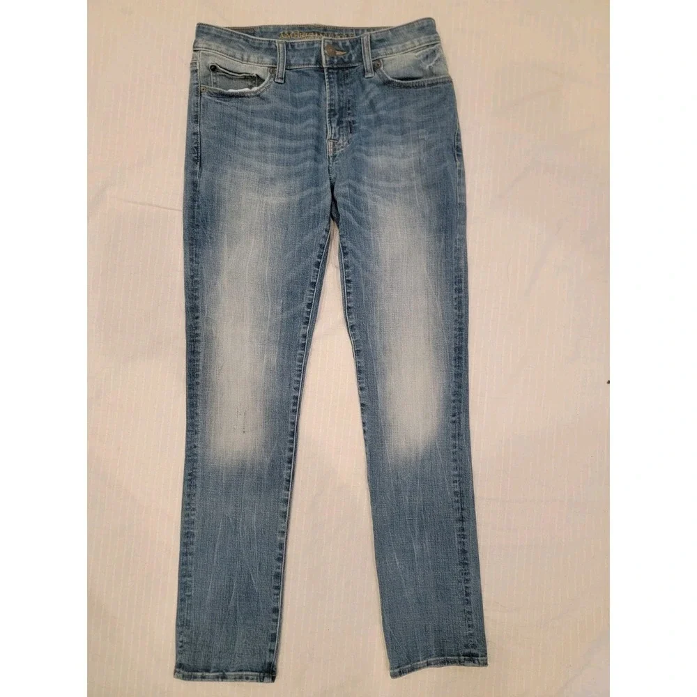 American Eagle Extreme Flex 4 jeans: Slim fit,‎ Medium Wash, EUC Men's 30x32
